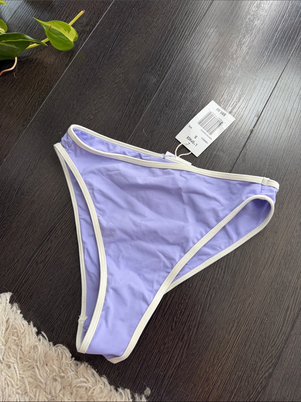 NWT L*Space Nora Bottom Bitsy - Purple Bikini Bottom